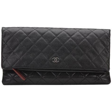 chanel black clutch 2015